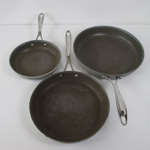 SET OF 3 HENCKELS CAPRI GRANITIUM FRYING PANS - Picture 4 of 16